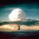 The mushroom cloud from “Ivy Mike” rises above in the Marshall Islands in 1952. (Photo: AP)